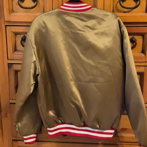SAN FRANCISCO 49ERS SATIN JACKET - Picture 7 of 8